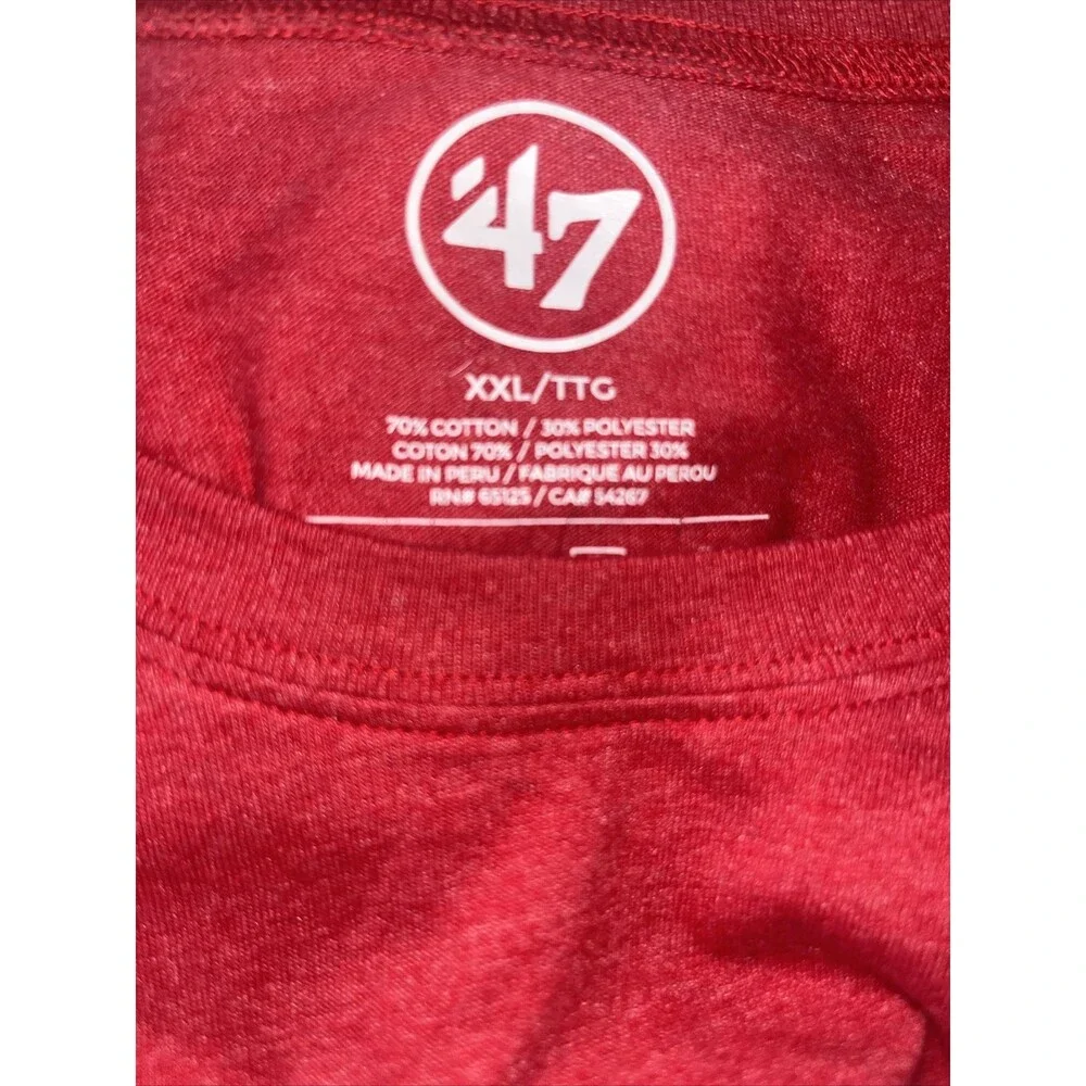 St. Louis Cardinals Bench Mafia Red T-shirt By ‘47 2XL Vintage-inspired